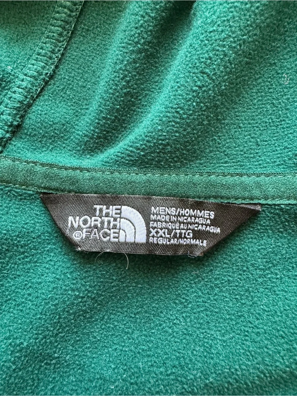 The North Face NFOA3RSY 100% polyester full zip-up hoodie/jacket XXL colorblock